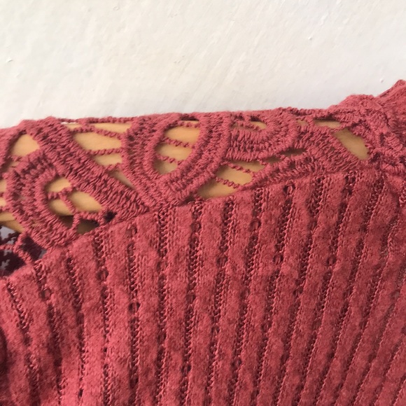 Maurice Long Sleeve Blouse Red/Orange NWT XL - Picture 9 of 10